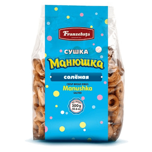 Сушка Маленькая Манушка с солью – 10,58 унций (300гр)